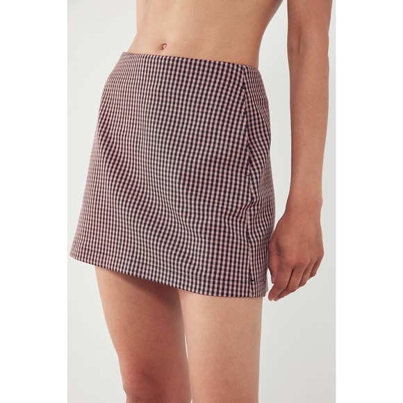 uo gingham skirt